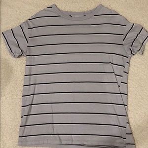 blue striped tee from PINK